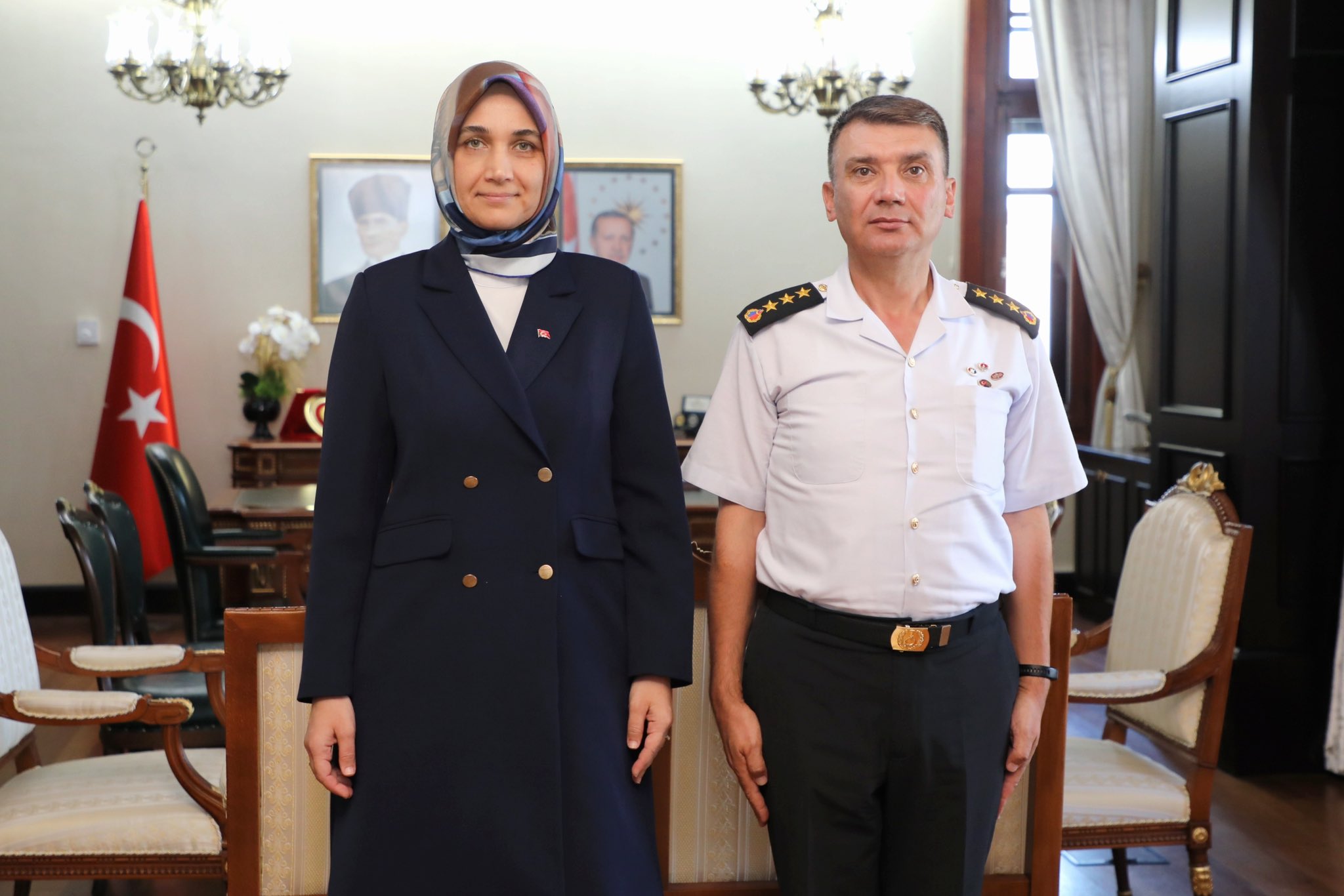 ALBAY GÜLTEN'DEN VEDA ZİYARETİ