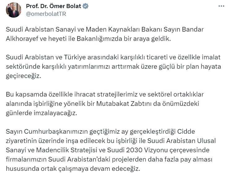 İKİ ÜLKE ARASINDA İŞBİRLİĞİ SAĞLANACAK