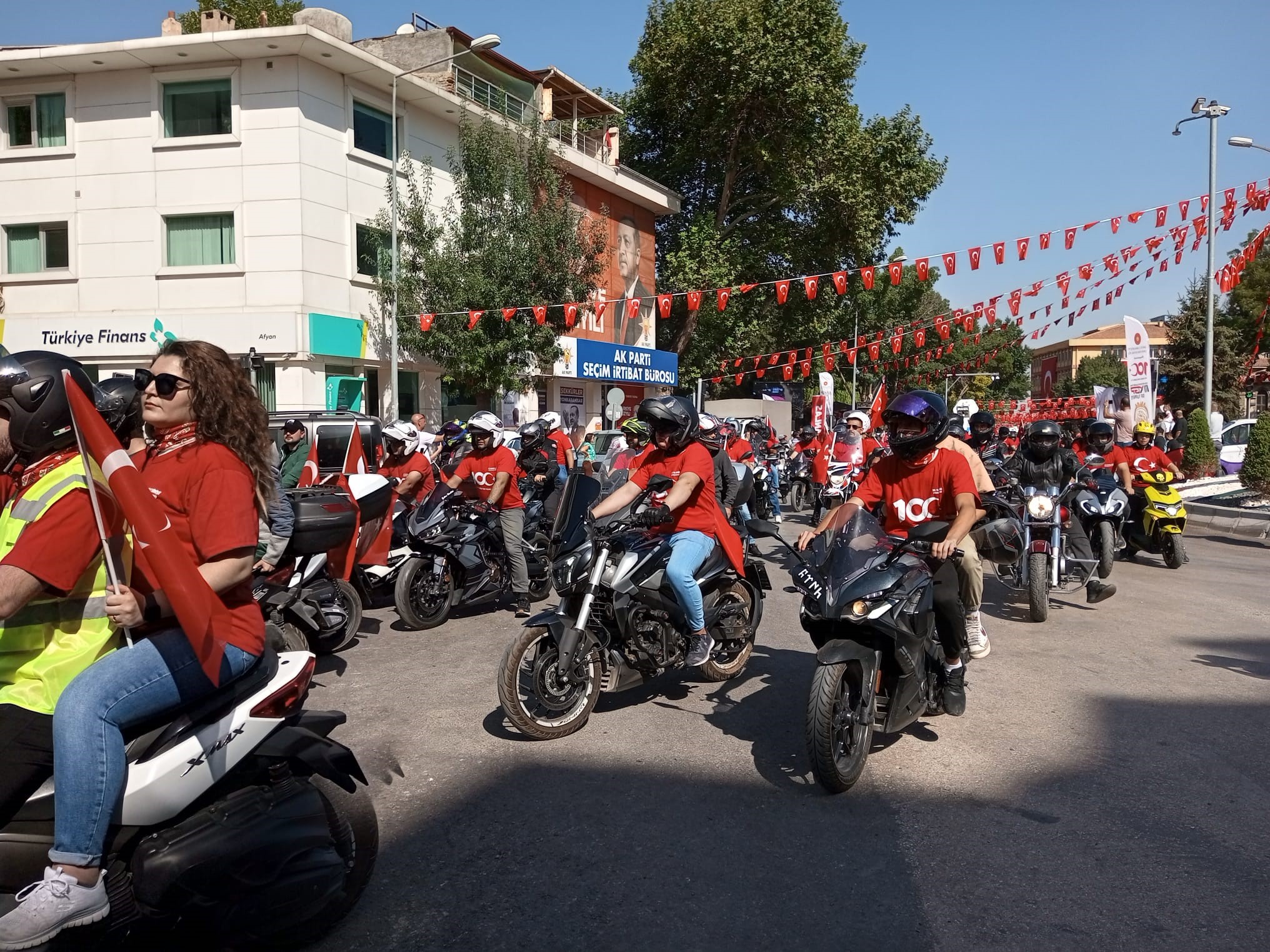 100. YIL MOTOSİKLET SÜRÜŞÜ BAŞLADI