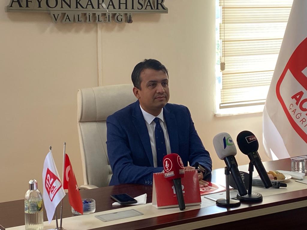 AFYON’DA 112’YE GELEN İHBARLARIN YÜZDE 66’SI ASILSIZ