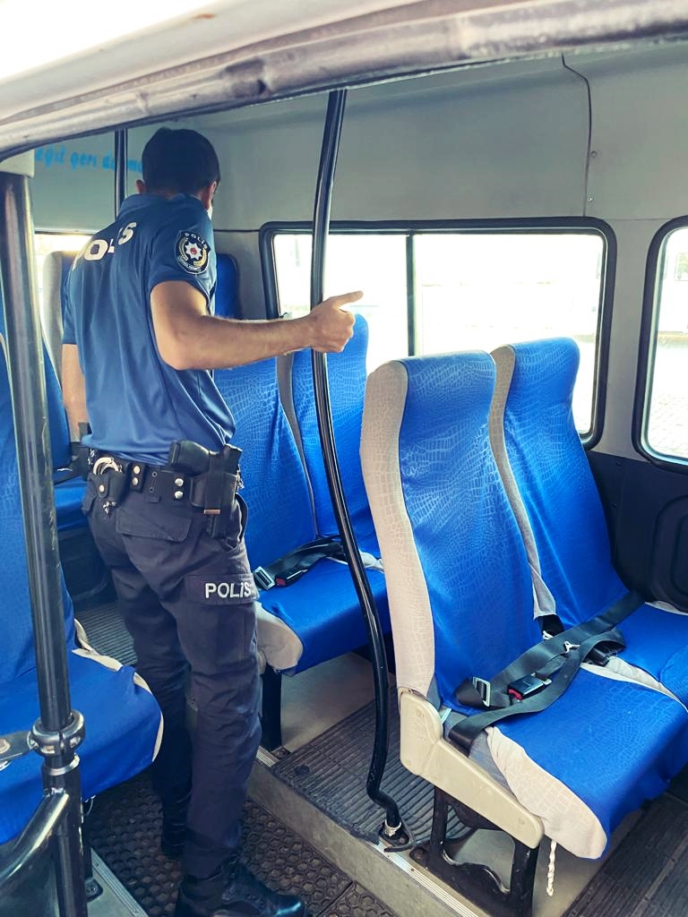 EĞİTİM KURUMLARI ÇEVRESİ VE SERVİSLER DENETLENİYOR