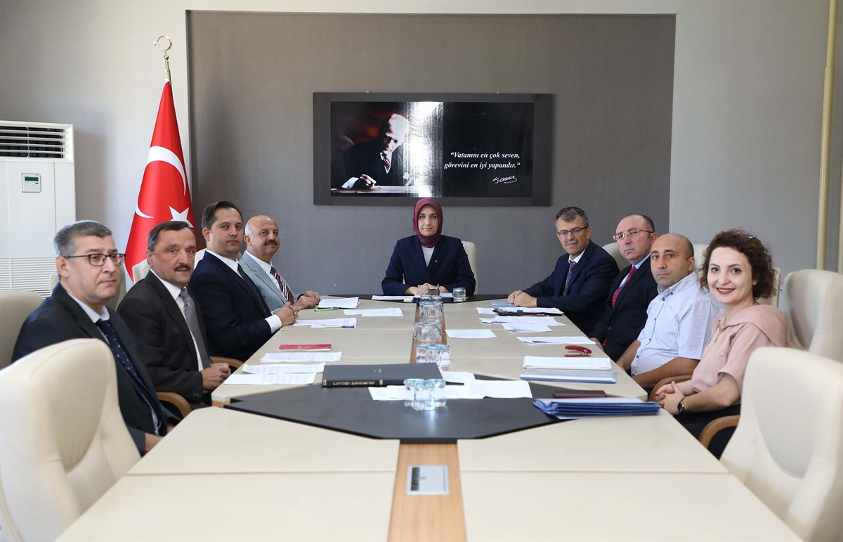 VALİ YİĞİTBAŞI İL ENCÜMEN TOPLANTISINA BAŞKANLIK ETTİ