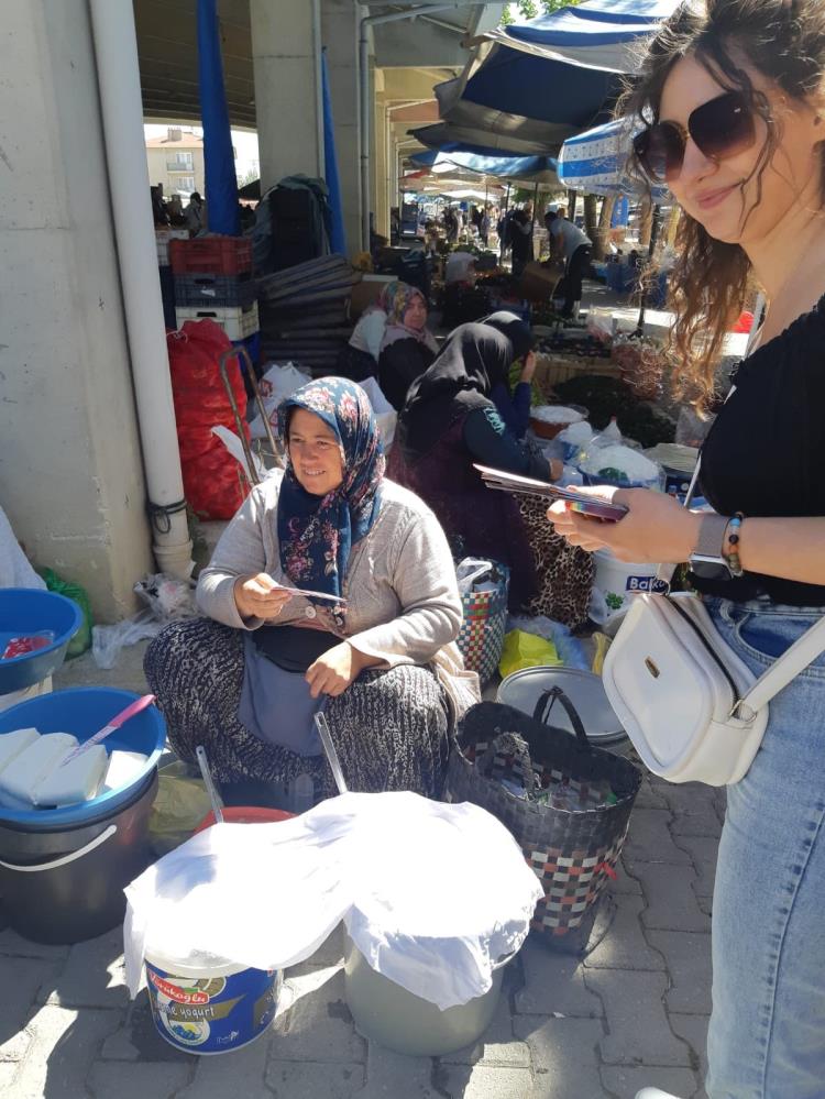 PAZAR YERİNDE SOSYAL ÇALIŞMA