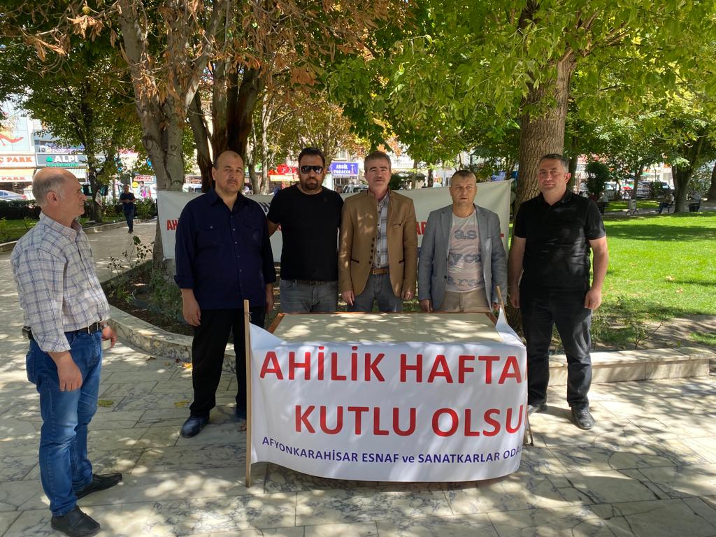 AHİLİK HAFTASININ SON GÜNÜNDE HALKLA BULUŞTULAR