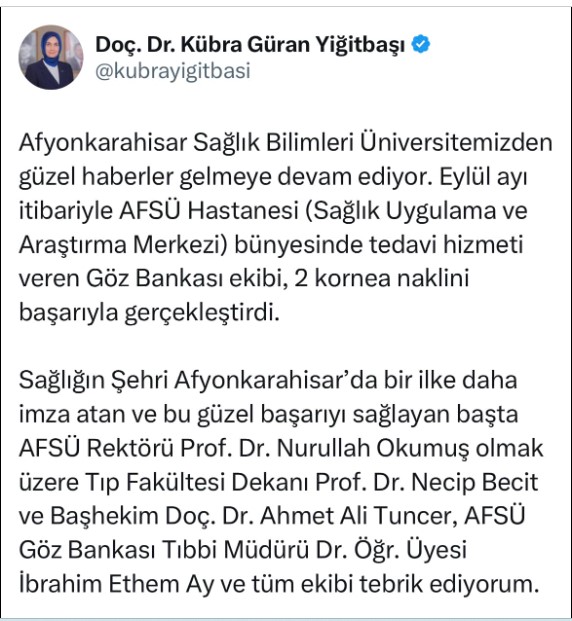 VALİ YİĞİTBAŞINDAN O KURUMA  ÖVGÜ DOLU SÖZLER