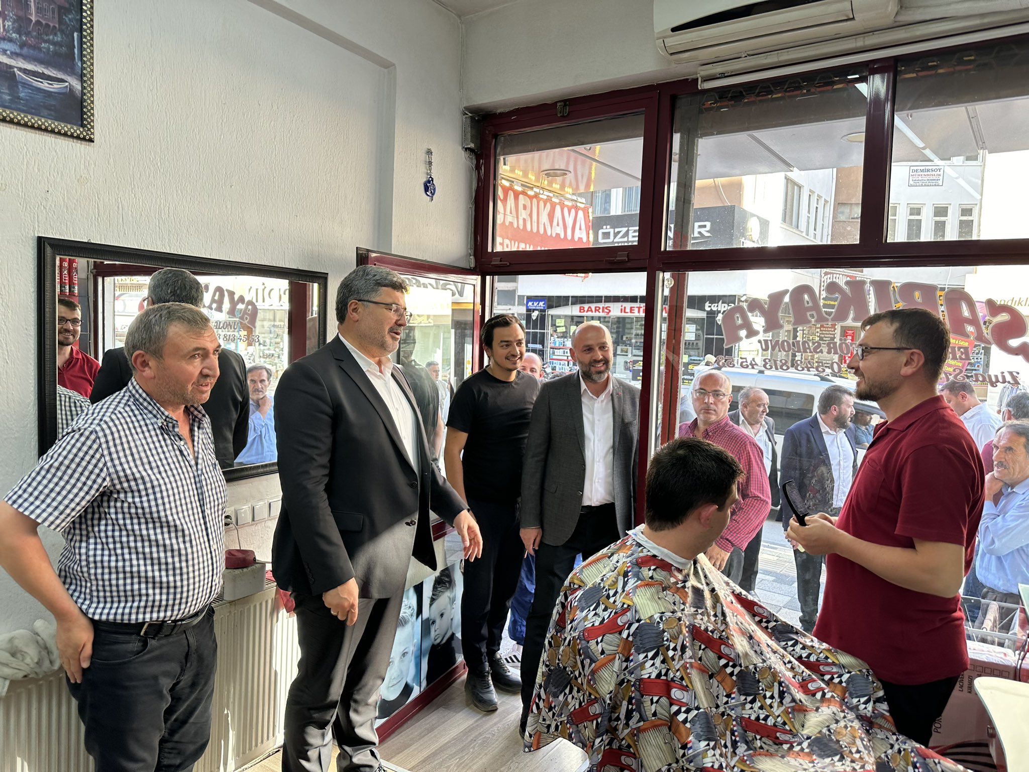 ÖZKAYA SANDIKLI İLÇESİNDE ESNAFLARLA BULUŞTU