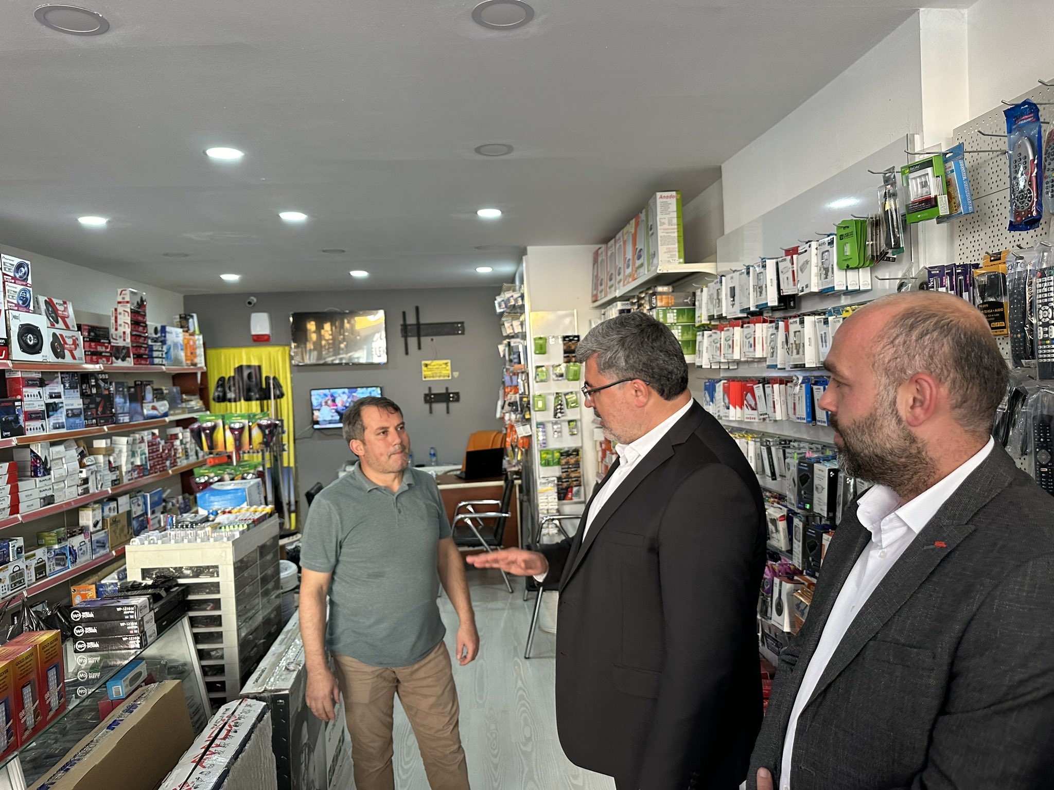 ÖZKAYA SANDIKLI İLÇESİNDE ESNAFLARLA BULUŞTU