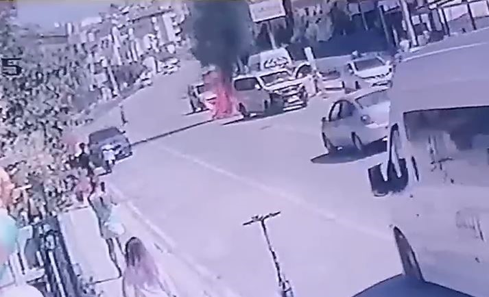 SON DAKİKA: KORKUNÇ KAZA KAMERALARA YANSIDI