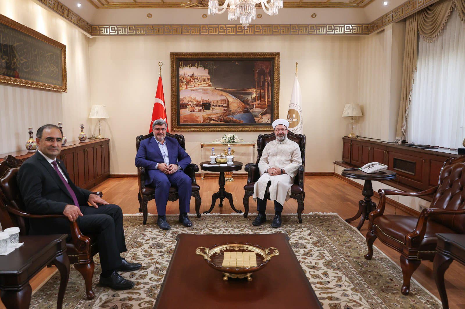 AFYONKARAHİSAR MİLLETVEKİLLERİNDEN DİYANET İŞLERİ BAŞKANINA ZİYARET