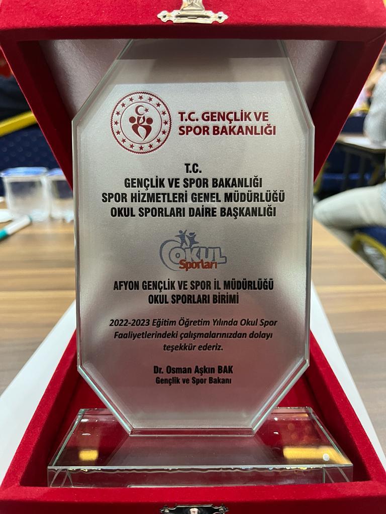 AFYON OKUL SPORLARINDA PERFORMANS ARTIRDI