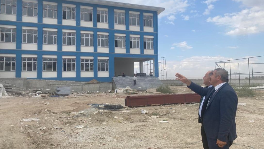 SPOR LİSESİ İNŞAATINDA SONA YAKLAŞILDI