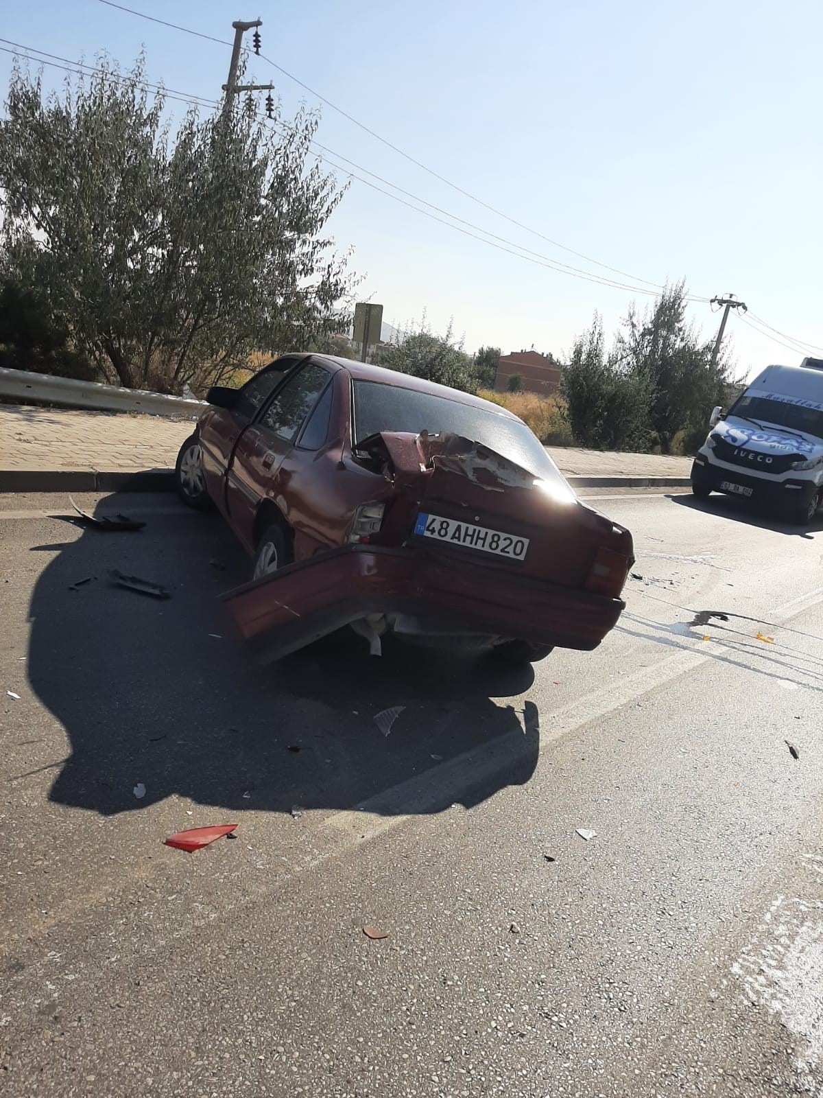 AFYON’DA BİR GARİP TRAFİK KAZASI