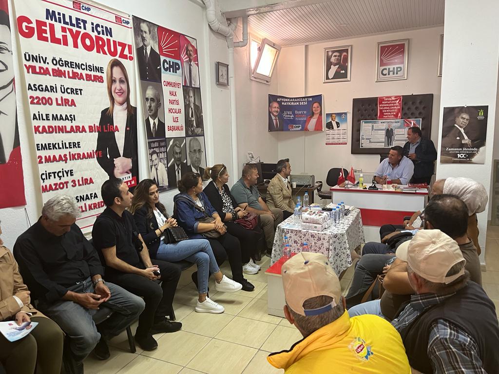 CHP AFYONKARAHİSAR'DA  DEĞİŞİM KIRMIZI RENKLE GELİYOR