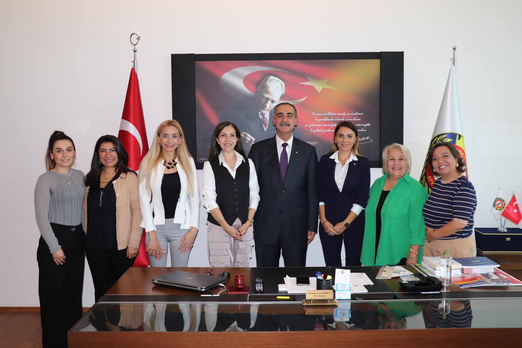 TOBB KADIN GİRİŞİMCİLER KURULU, ÇELİKTEN'İ ZİYARET ETTİ