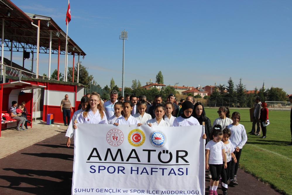 ŞUHUT' TA 'AMATÖR SPOR HAFTASI' ETKİNLİKLERİ