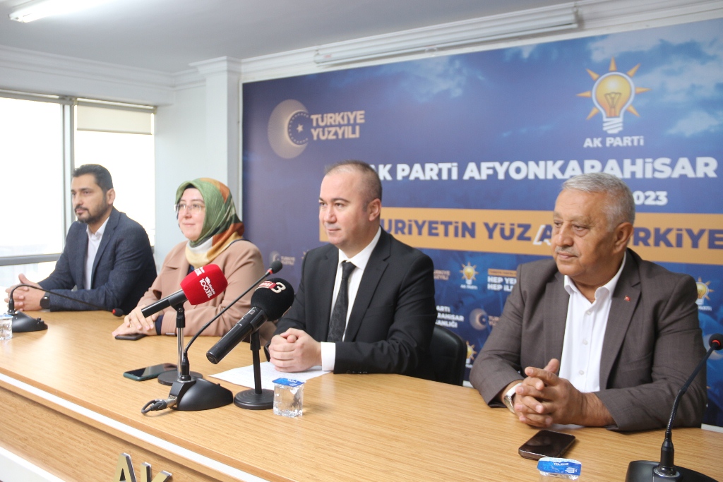 AK PARTİ AFYONKARAHİSAR FİLİSTİN’İN YANINDA