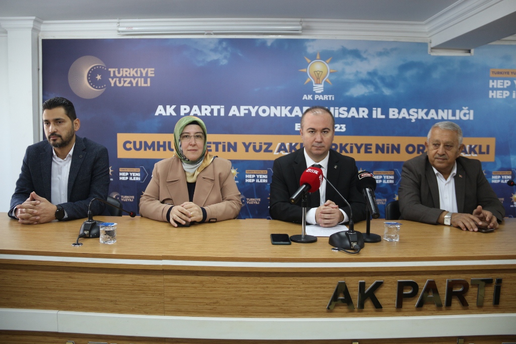 AK PARTİ AFYONKARAHİSAR FİLİSTİN’İN YANINDA