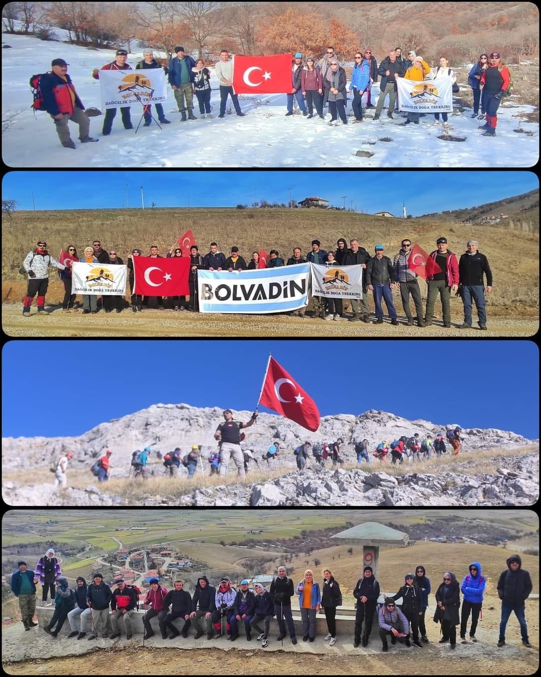 BOLVADİN DAĞCILARI KEŞFETTİ