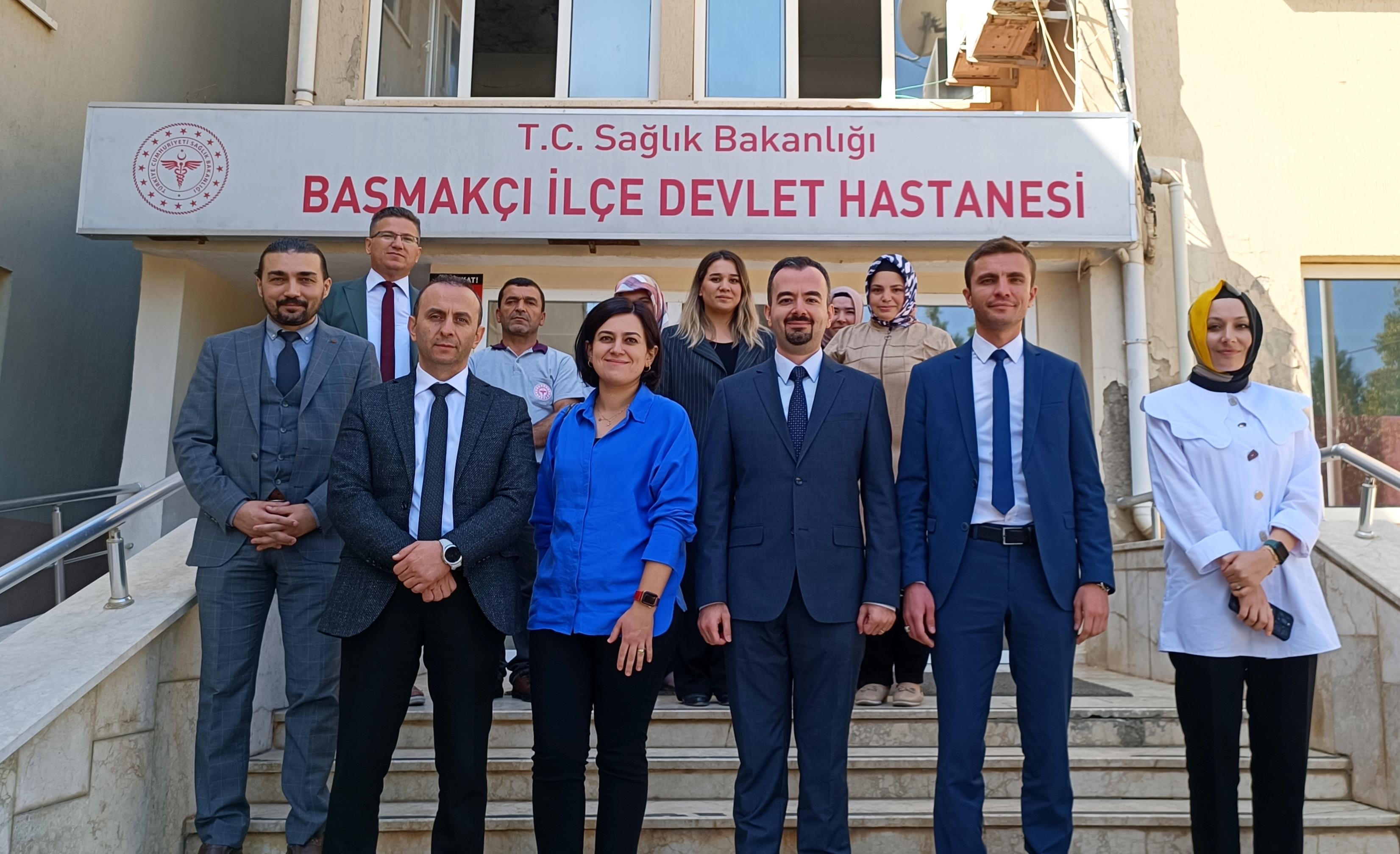 HALK SAĞLIĞI HİZMETLERİ BAŞKANLIĞI İLÇE ZİYARETLERİNE BAŞLADI