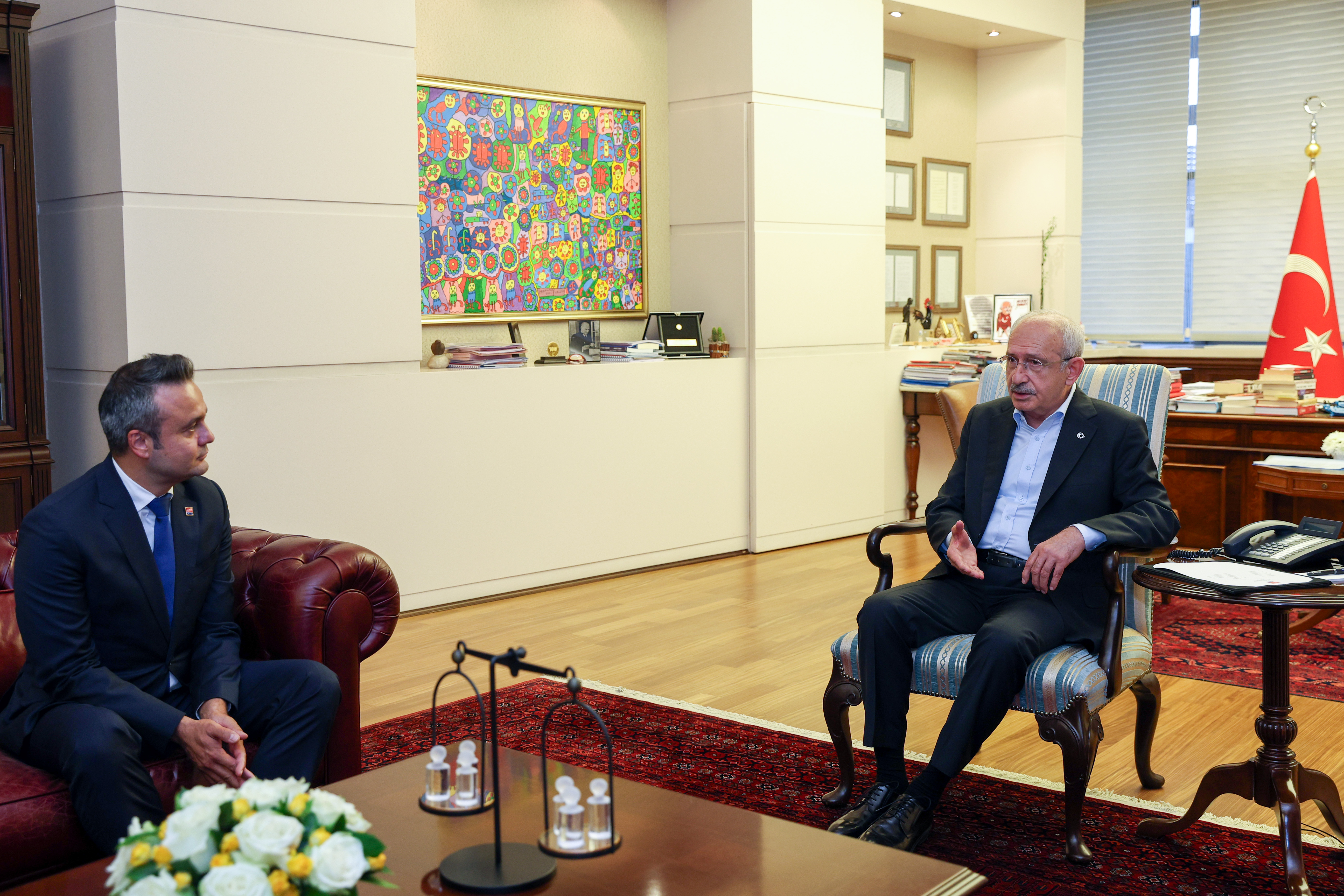 KILIÇDAROĞLU YENİ YÖNETİMİ AĞIRLADI