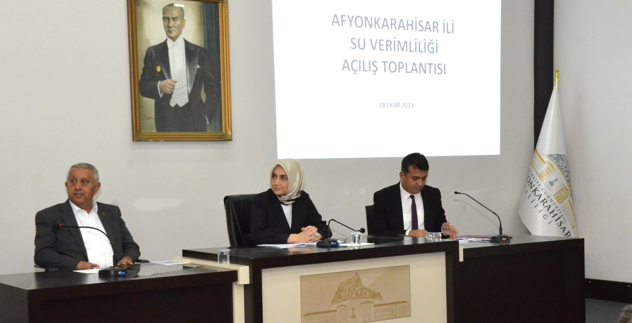AFYONKARAHİSAR’DA SU VERİMLİLİĞİ TOPLANTISI