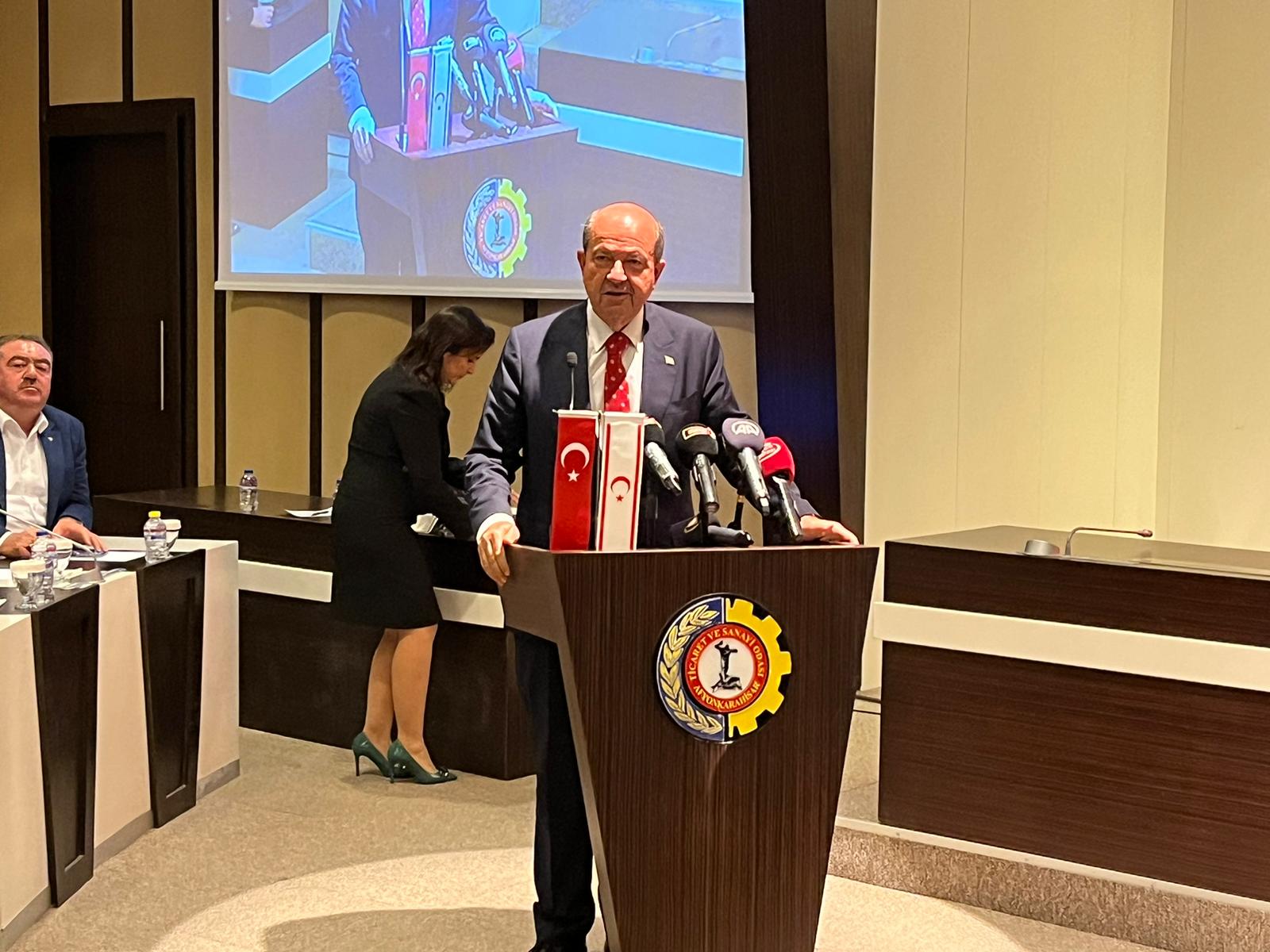 CUMHURBAŞKANI TATAR :"BİZLER KIBRIS OLARAK BÜYÜK MİLLETİN KOPMAZ BİR PARÇASIYIZ"