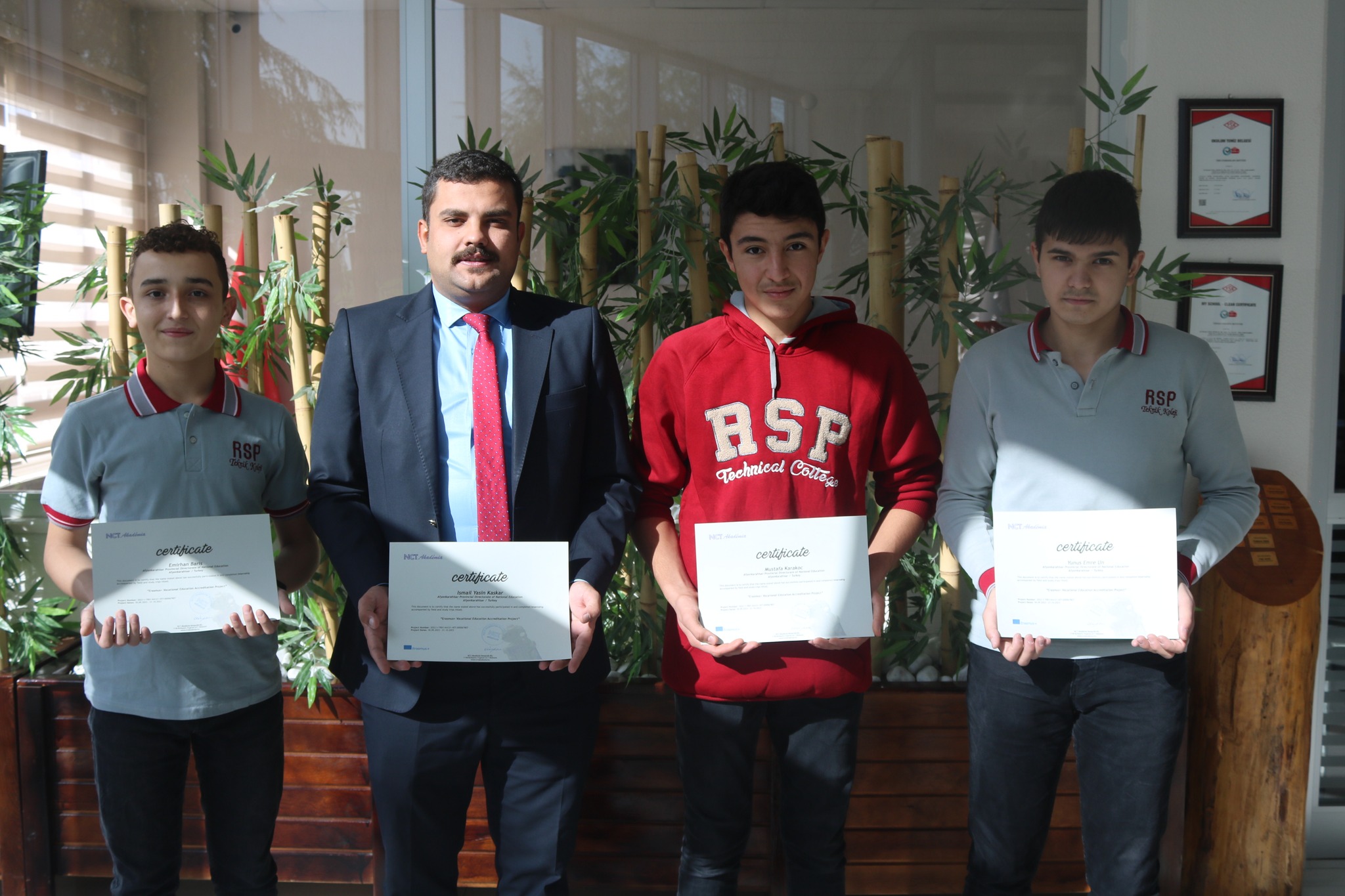 RSP ÖĞRENCİLERİ AVRUPA EĞİTİMİNİ TAMAMLADI