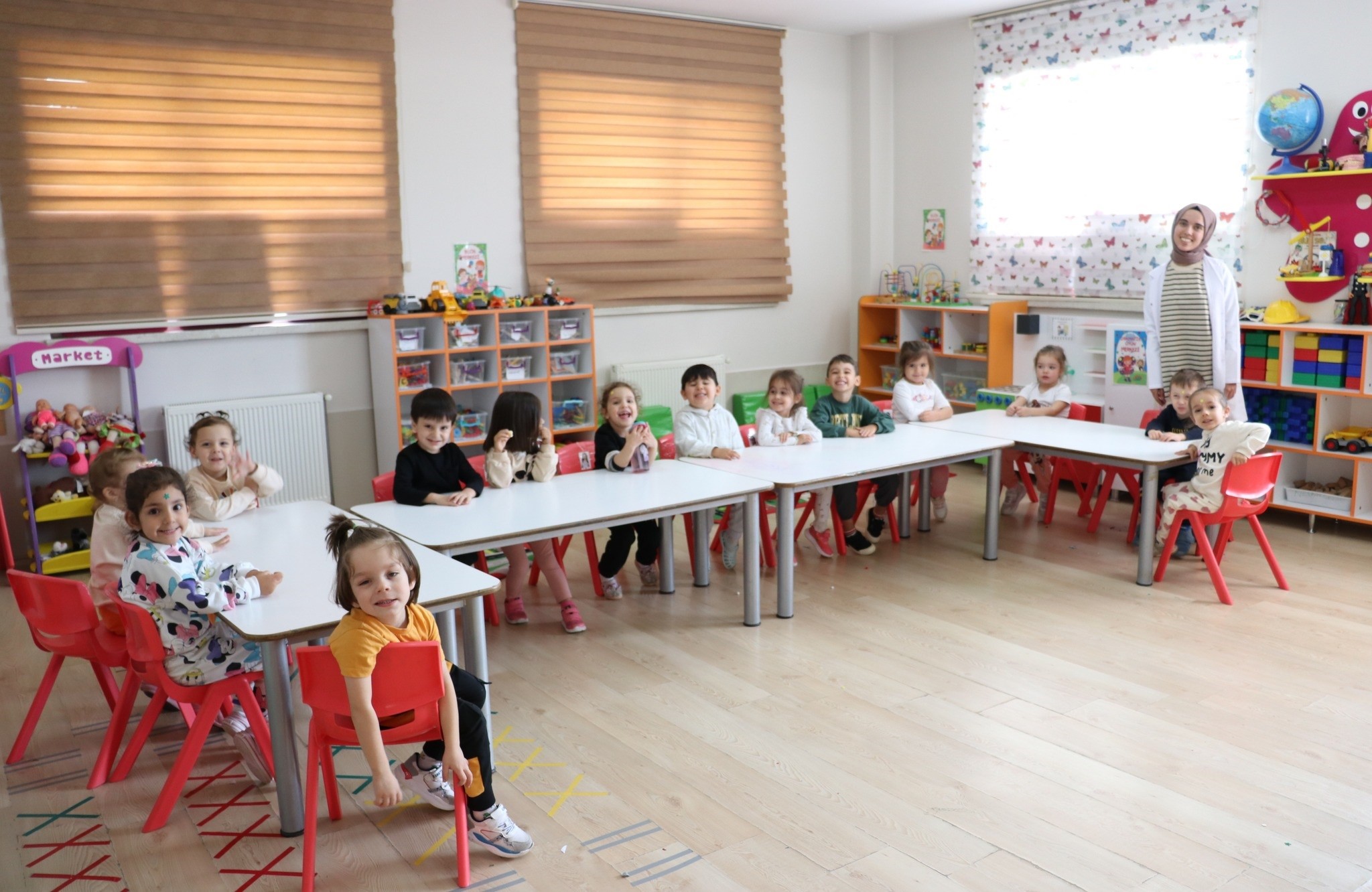 SÜNNETCİ MİNİK ÖĞRENCİLERLE BULUŞTU