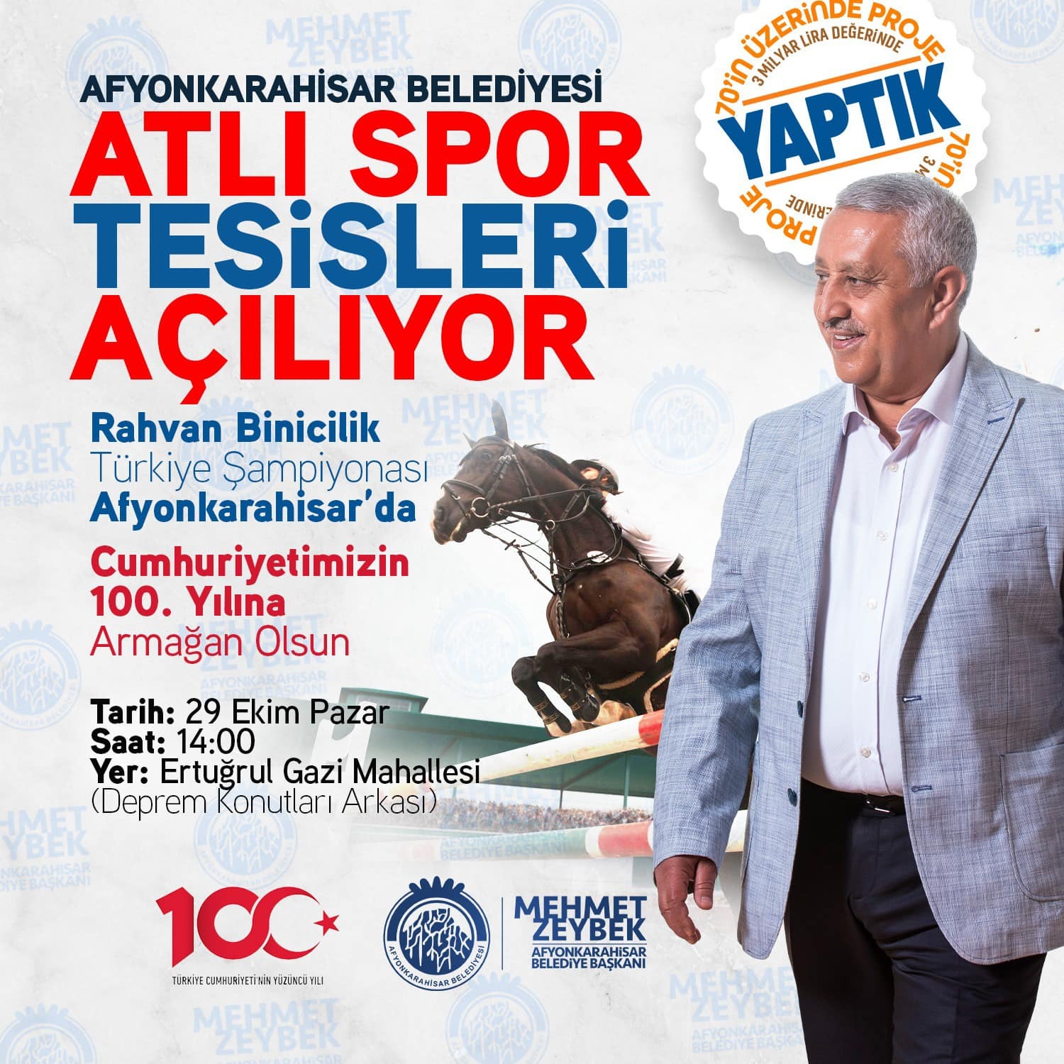 100. YILDA ATA SPORU MERKEZİ AÇILIYOR