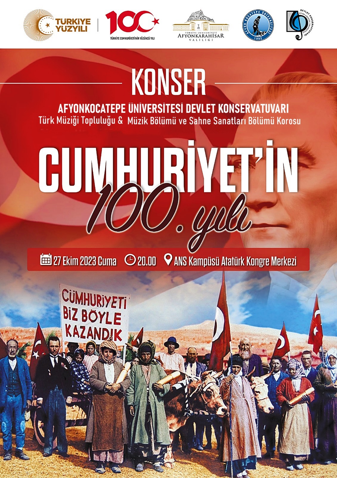 AKÜ ‘DE 100. YIL KONSERİ DÜZENLENECEK