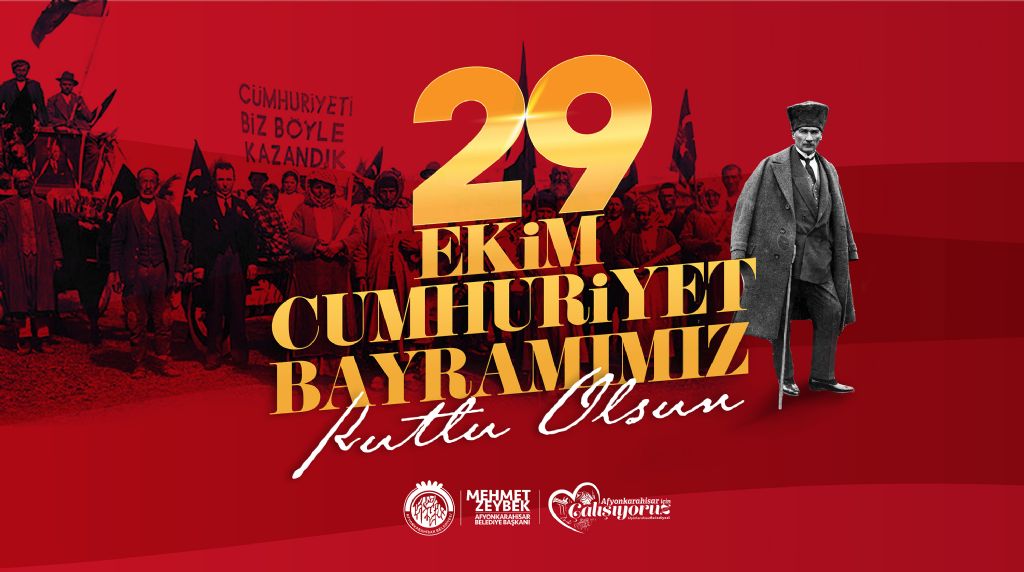 “CUMHURİYETİMİZİN 100. YILI KUTLU OLSUN”