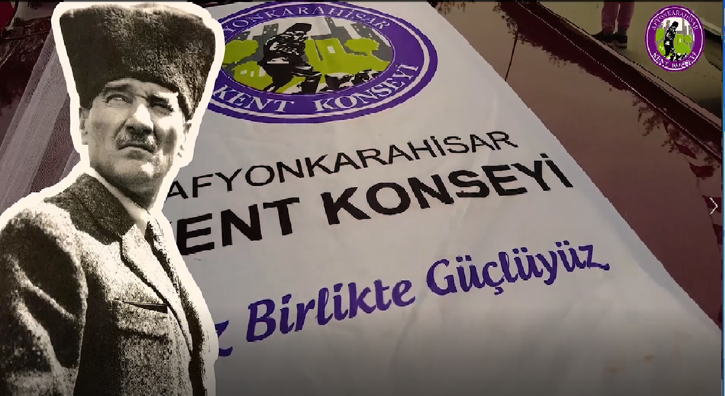 AFYON KENT KONSEYİNDEN ANLAMLI 100. YIL MESAJI