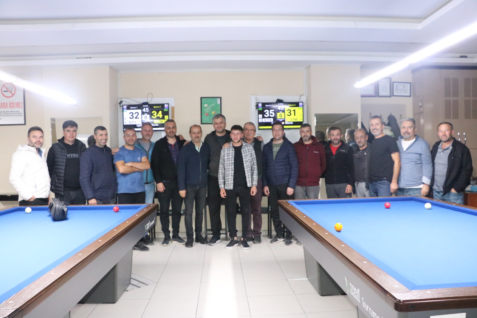 AFYON'DA BİLARDO TURNUVASI 3 İLDEN YARIŞMACILAR KATILDI