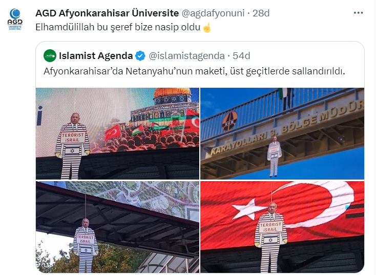 NETANYAHU MAKETİNİ ASANLAR BELLİ OLDU !!!