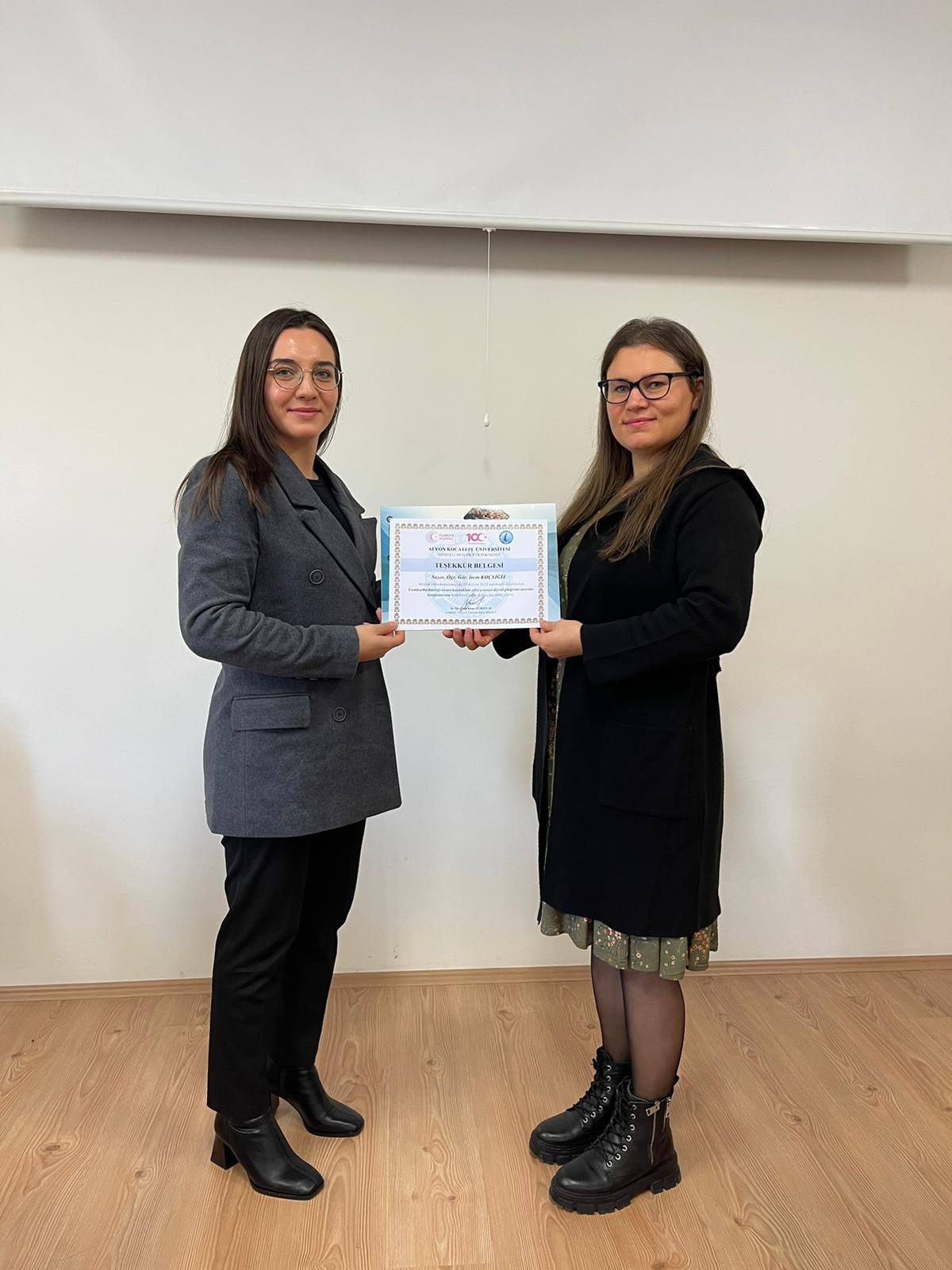 SANDIKLI MYO’DA ÖĞRENCİLERE ÖZEL SEMİNER