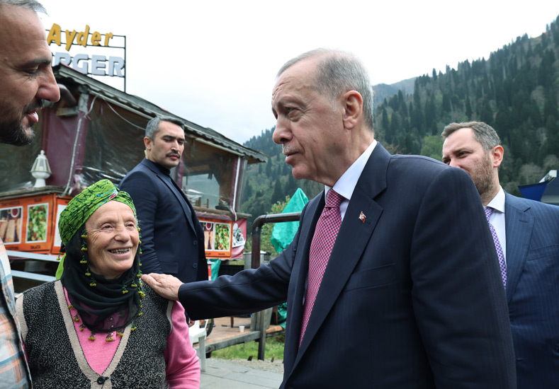 CUMHURBAŞKANI ERDOĞAN AYDER'İ ZİYARET ETTİ
