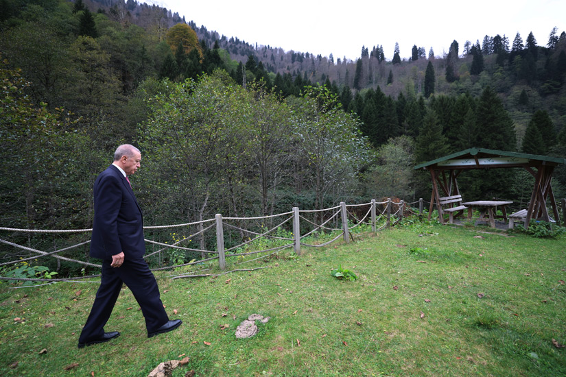 CUMHURBAŞKANI ERDOĞAN AYDER'İ ZİYARET ETTİ