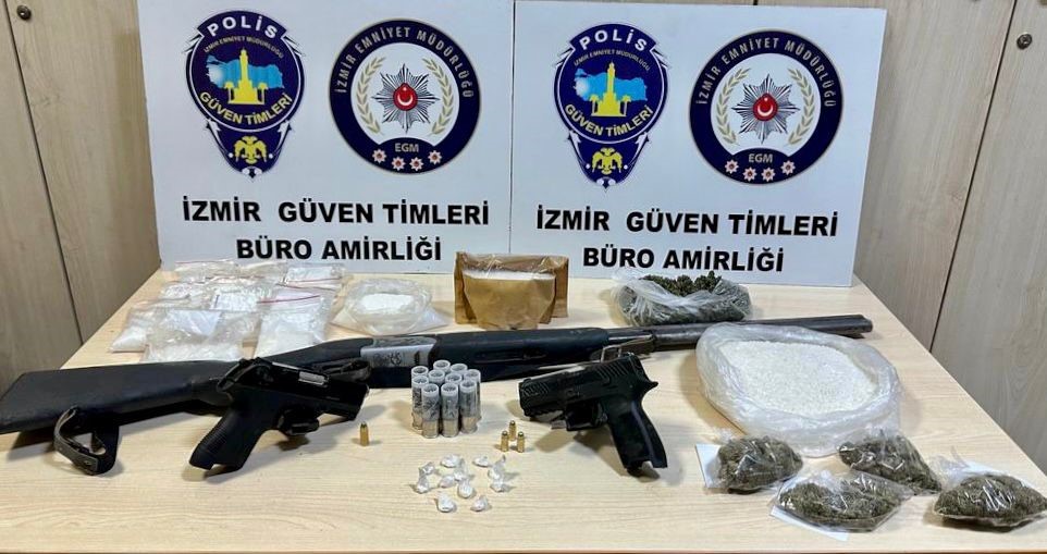 GÜVEN TİMLERİ'NDEN UYUŞTURUCU BASKINI