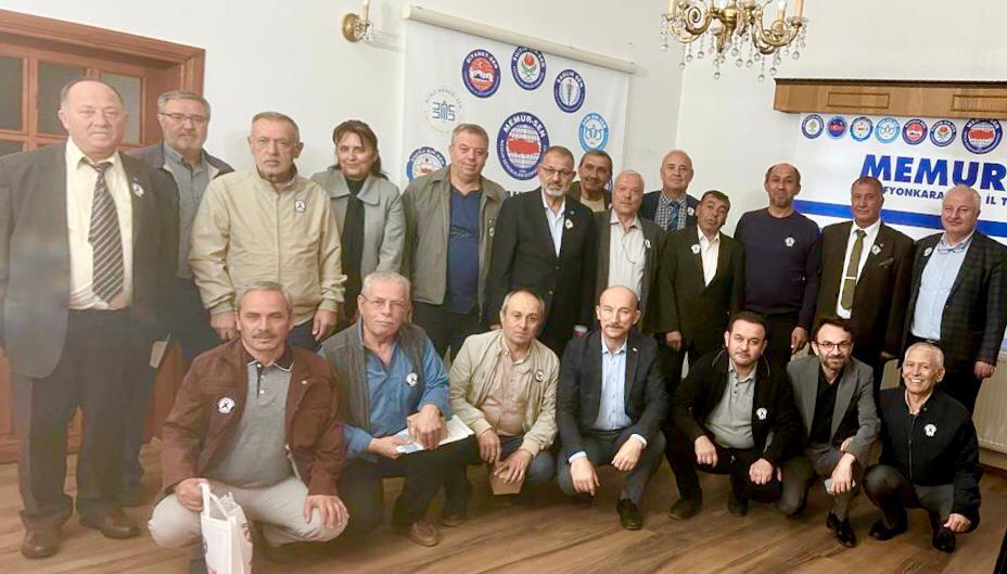 EMEKLİ MEMUR SEN GENEL BAŞKANI AFYONKARAHİSAR'DA