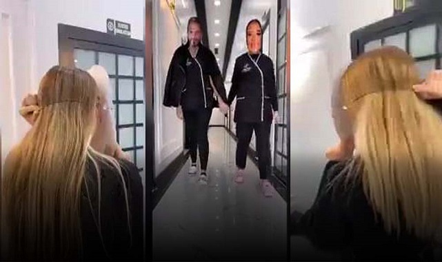 YÜZLERİNE DİLAN VE ENGİN POLAT’IN MASKELERİNİ TAKTILAR