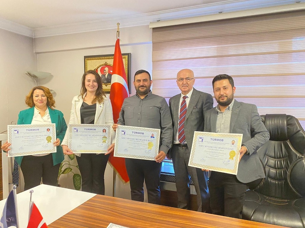 Afyon Mali Müşavirler Odası’nda Ruhsat Töreni Düzenlendi