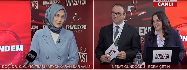 VALİ YİĞİTBAŞI ANKARA'DA AFYON'U TANITTI
