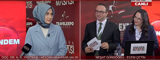 VALİ YİĞİTBAŞI ANKARA'DA AFYON'U TANITTI
