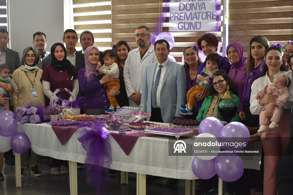Afyonkarahisar'da Dünya Prematüre Günü etkinliği yapıldı