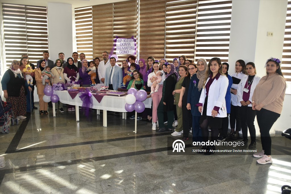 Afyonkarahisar'da Dünya Prematüre Günü etkinliği yapıldı