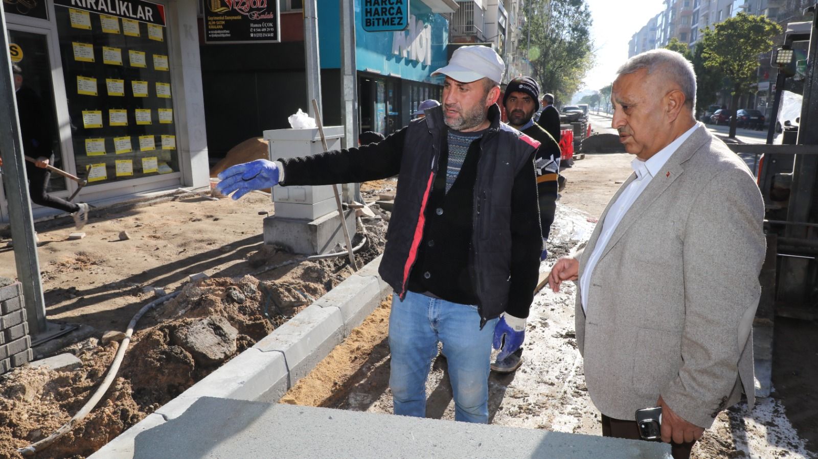 Zeybek Başkan Çalışmaları Yerinde Takip Etti
