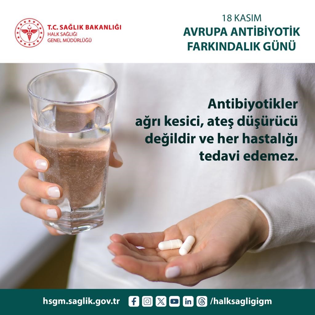 EŞ DOST ÖNERİSİYLE ANTİBİYOTİK KULLANMAYIN