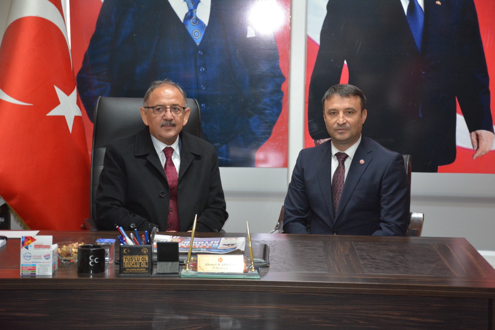 Özhaseki'den MHP teşkilatına ziyaret