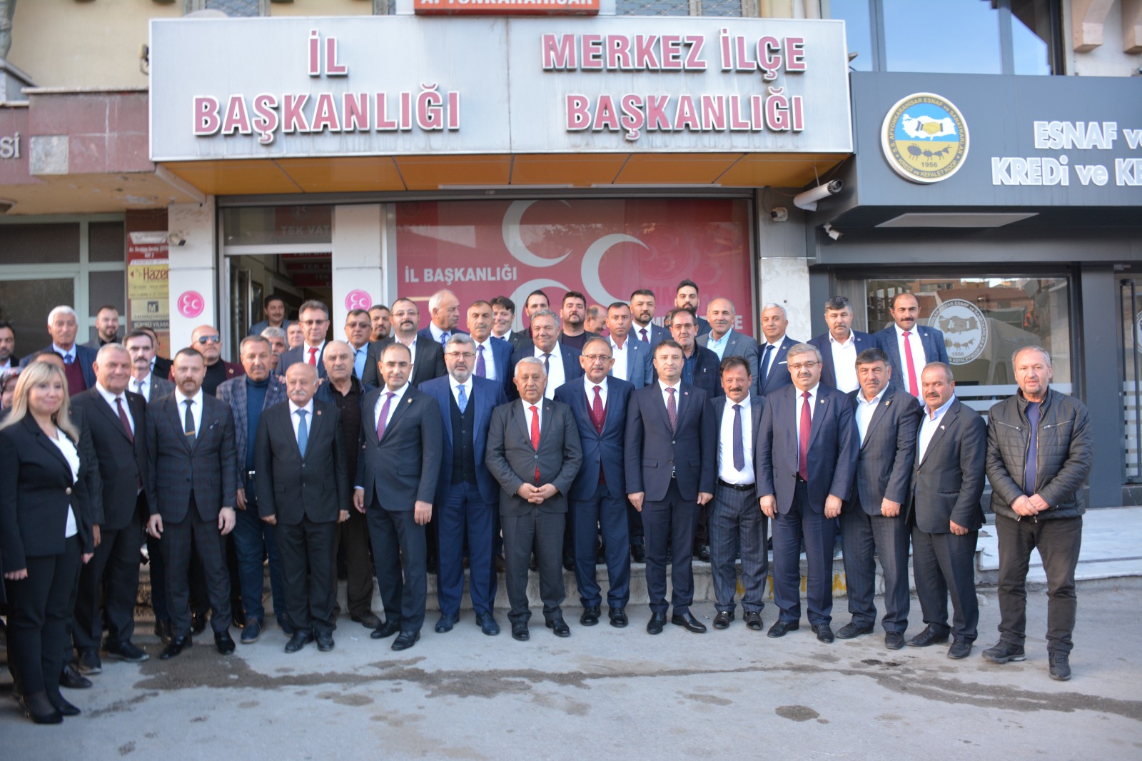 Özhaseki'den MHP teşkilatına ziyaret