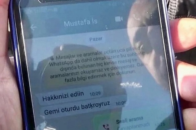 Kayıp Denizcinin Son Mesajı Yürek Burktu